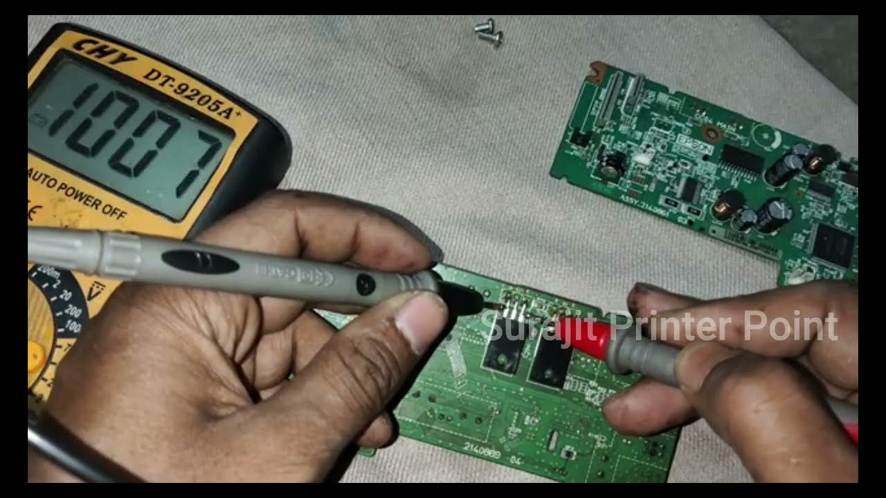 Epson Printer No Power Problem Solution II How to repair Epson printer motherboard
