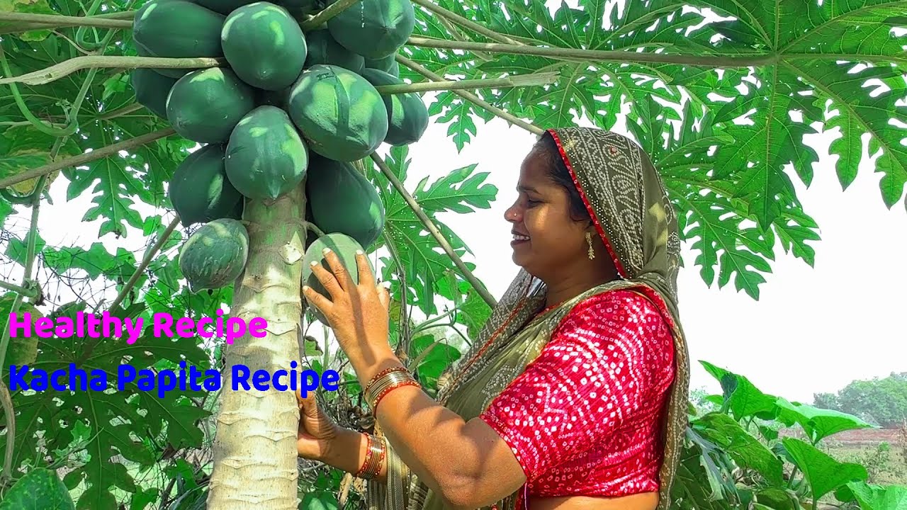 कच्चा पपीता की बिना मसाले की देसी टेस्टी सब्ज़ी | Healthy & Simple Raw Papaya Recipe