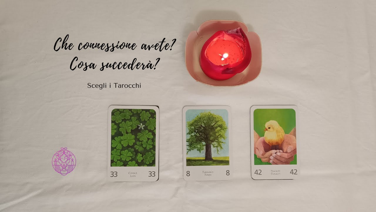 💞 Che connessione avete? Cosa succederà? 🔮 Scegli i tarocchi