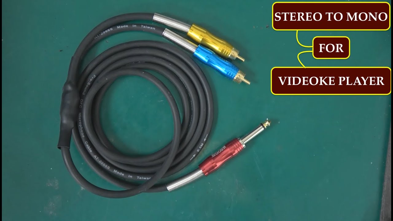 RCA to MONO Jack Customize audio cable