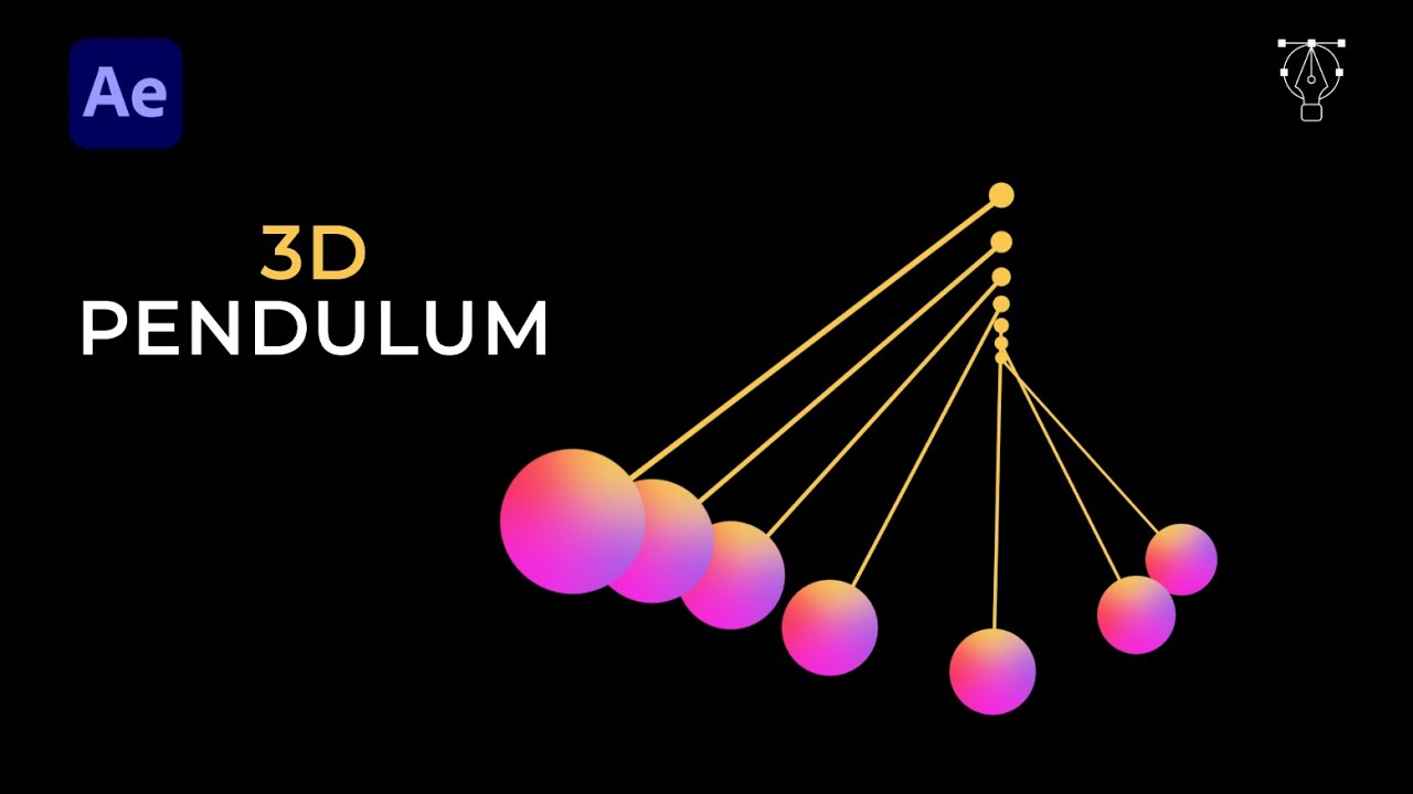Simple and Smooth 3D Pendulum Animation in After Effects