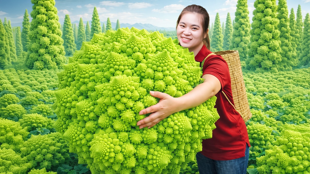Don't Make This MISTAKE When Harvesting Romanesco Broccoli on Farm Market Day
