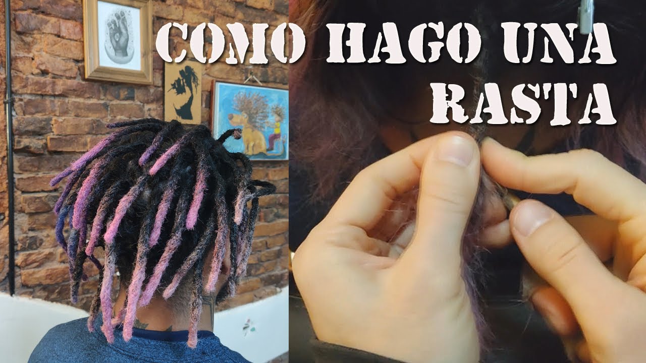 Como hago una RASTA con la PUNTA CERRADA