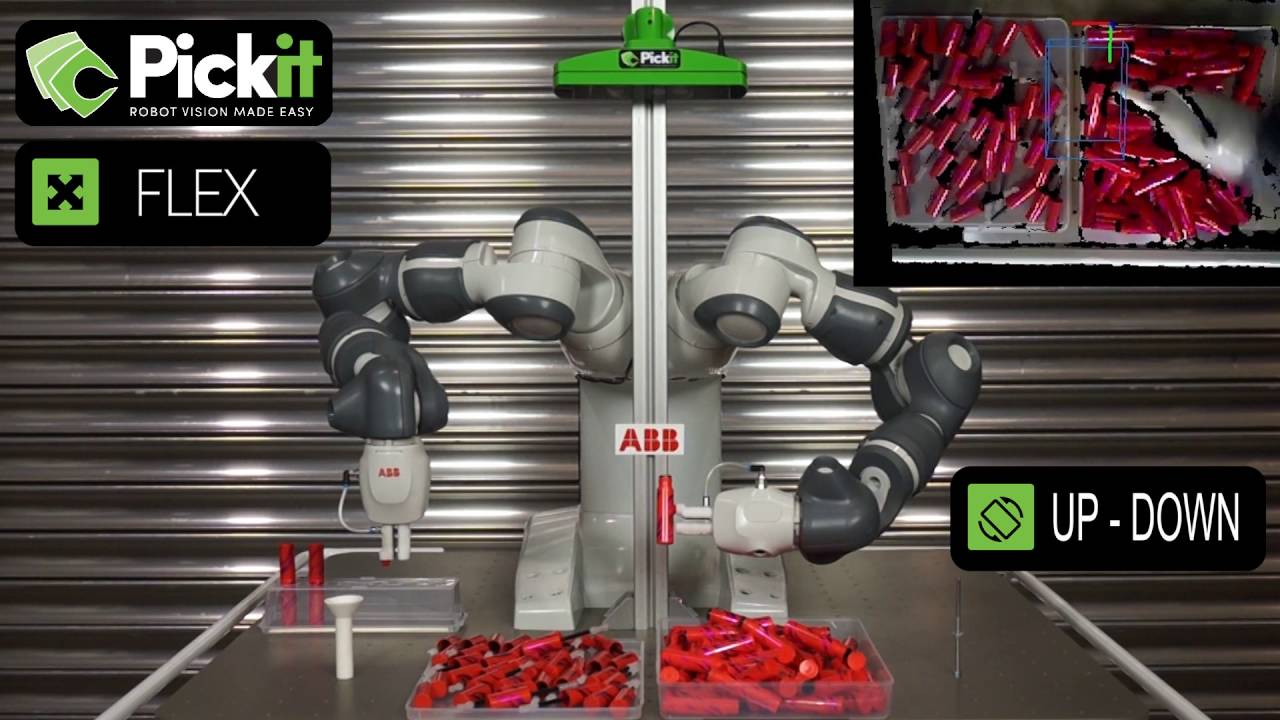 Pick-it robot vision for the ABB YuMi robot.