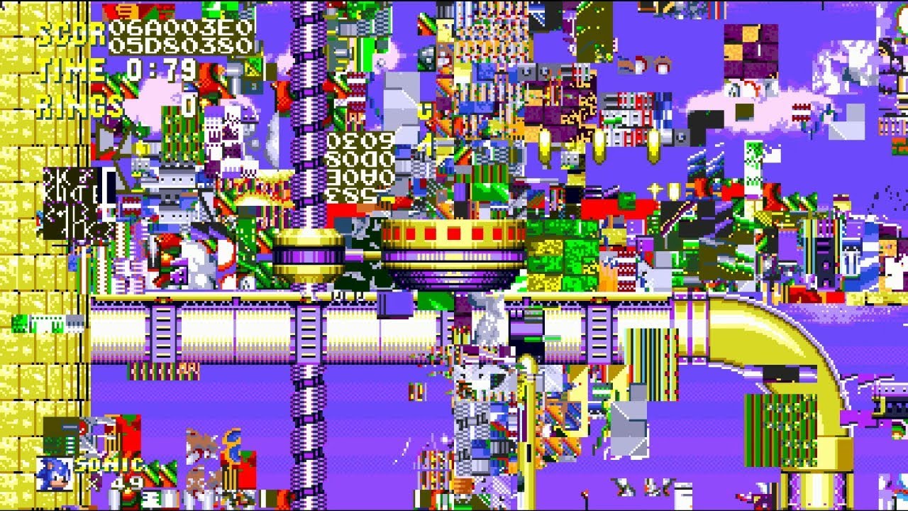 Sonic 3 A.I.R. - Having fun with debug mode