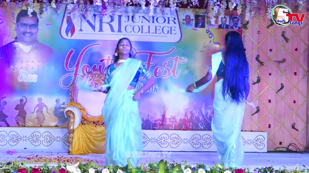 dance  Youth Fest Celebrations | Girls | NRI Jr College | Tenali | 2024
