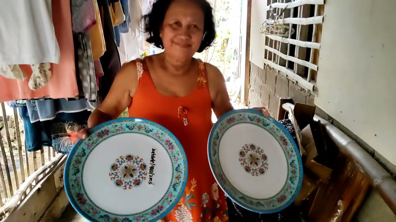 Unboxing order melamine plates and bowls from online