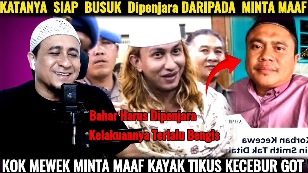 Bahar Smit Ahirnya Kayak Tikus Kecebur Got Gemetaran Minta Maaf Takut Busuk Dipenjara