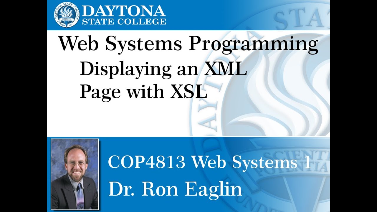 Web Programming - XML and XSL