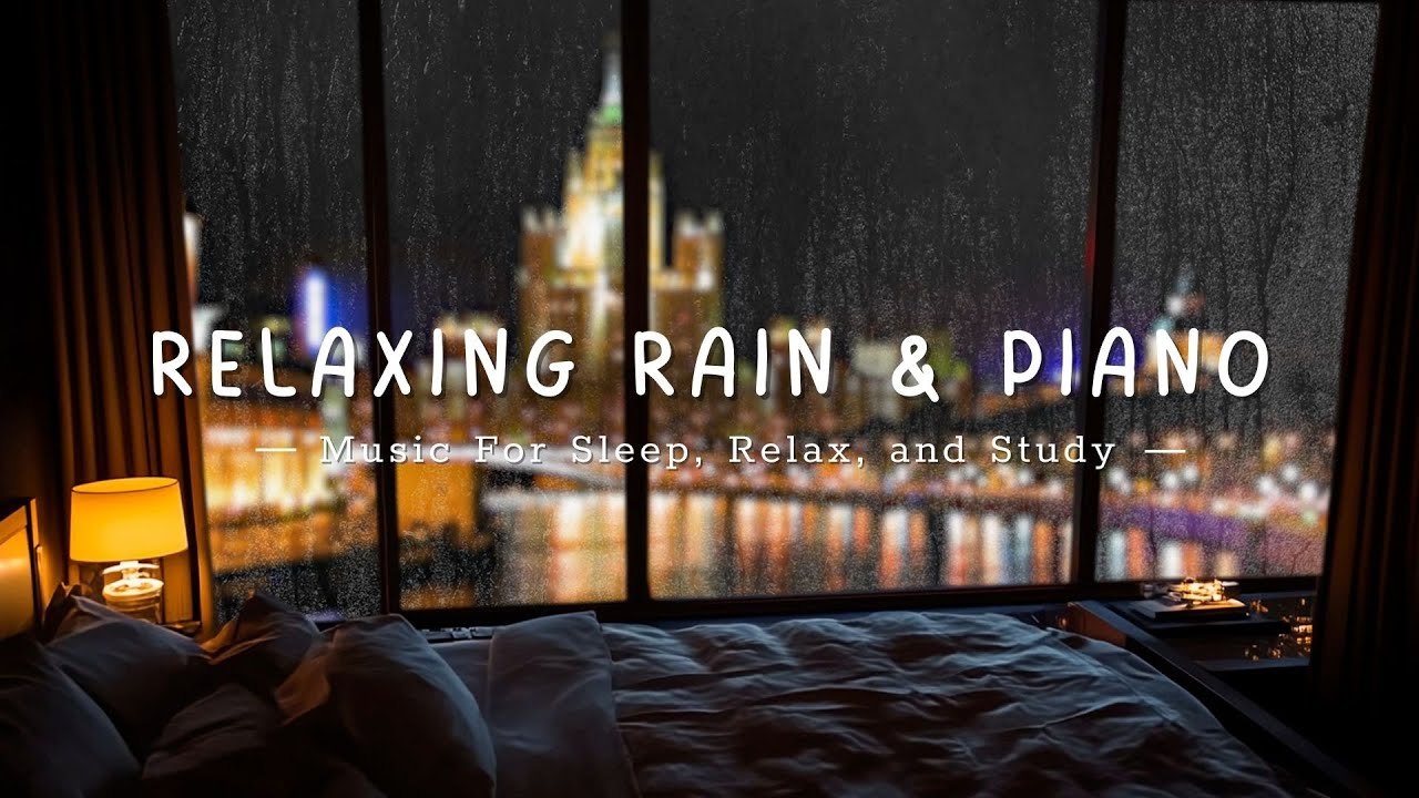 Fall Asleep Fast Tonight | Relaxing Piano & Rain Sounds for Deep Sleep and Anxiety Calm
