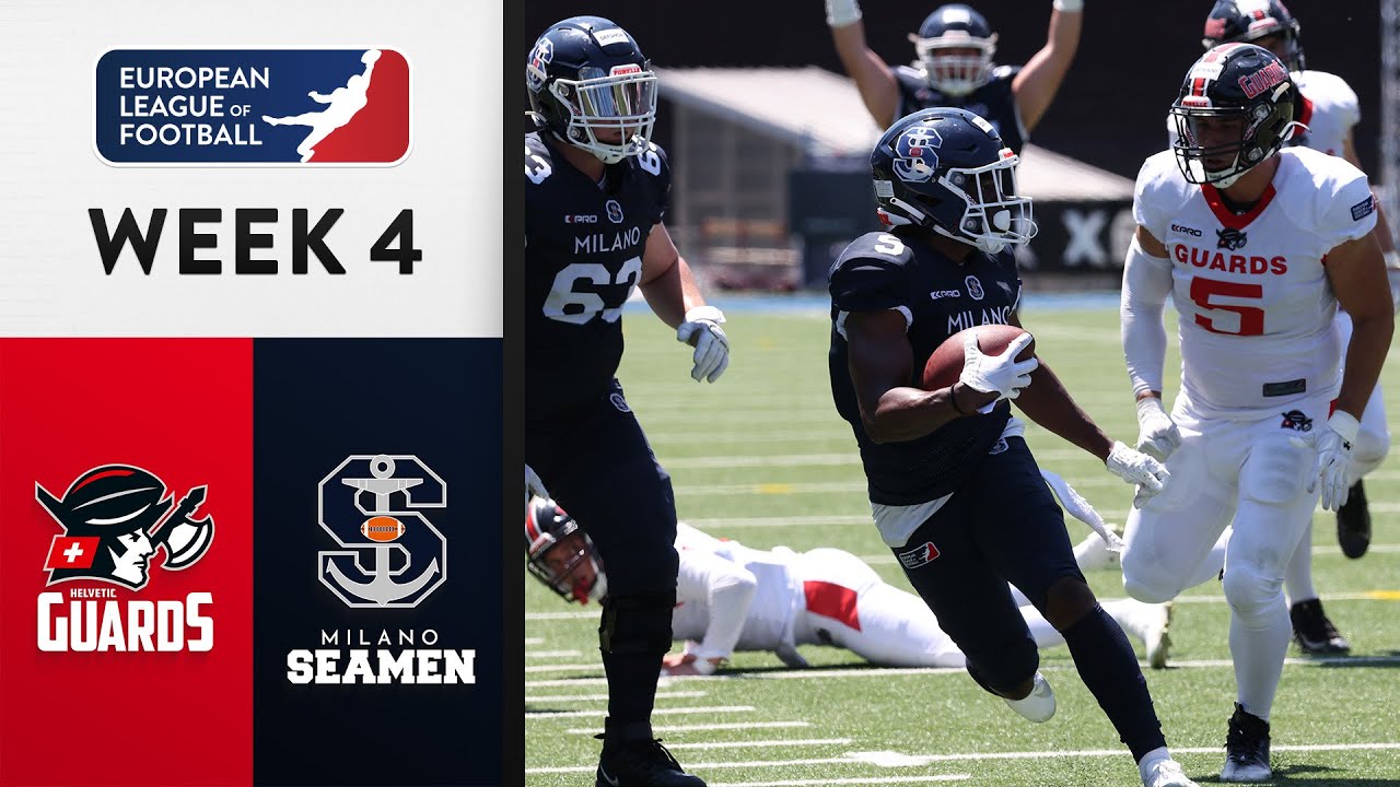 Helvetic Guards @ Milano Seamen Highlights | Week 4 | Season 2023
