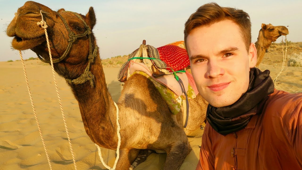 INDIAN THAR DESERT CAMEL SAFARI, RAJASTHAN 🇮🇳