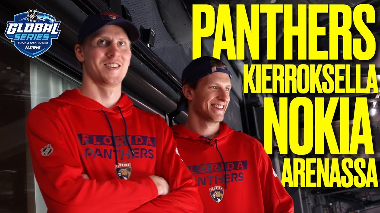 Lätkää livenä hotellihuoneesta? Panthersin pelaajat tutustuvat Nokia Arenaan | Nokia Arena Tour