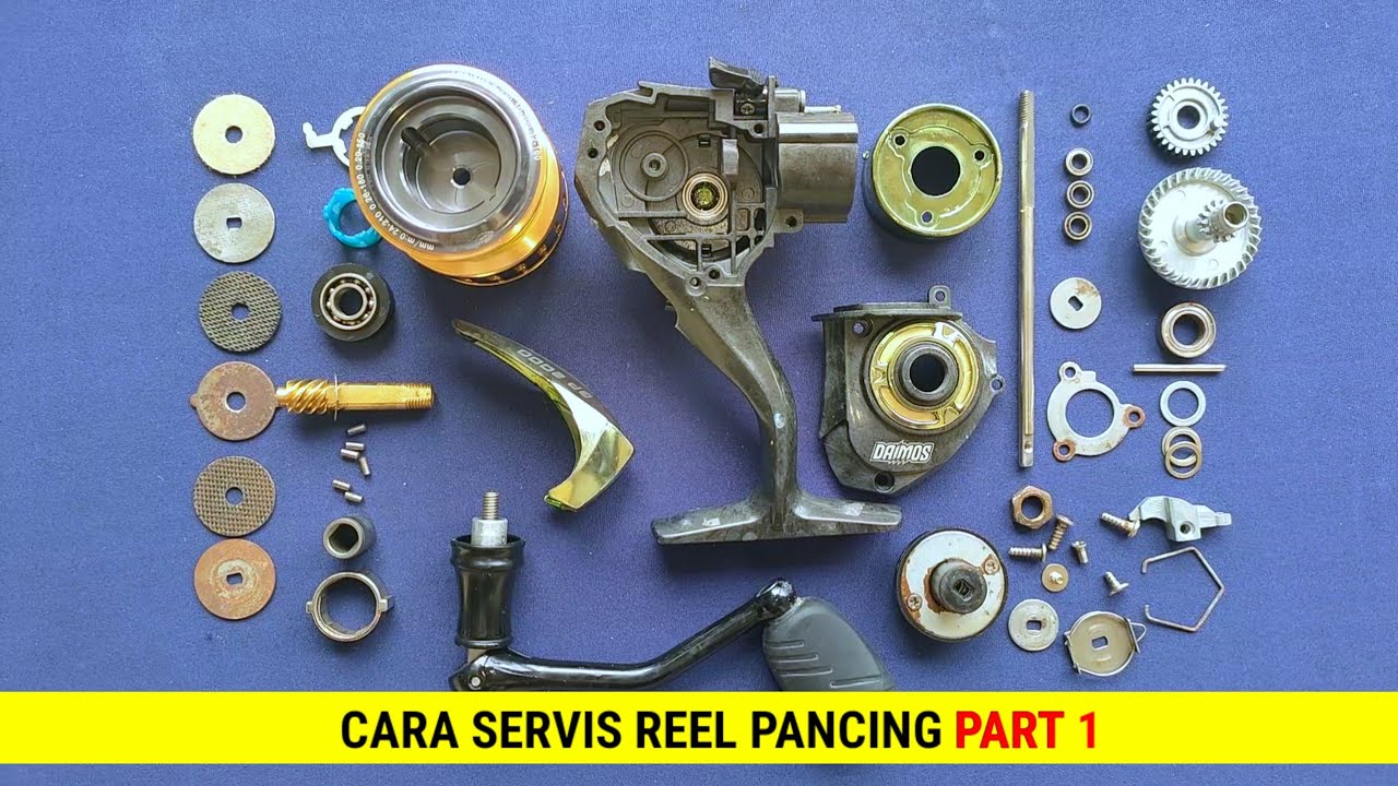 CARA SERVIS ‼️ Atau Bongkar Pasang Reel Pancing Spining Part 2