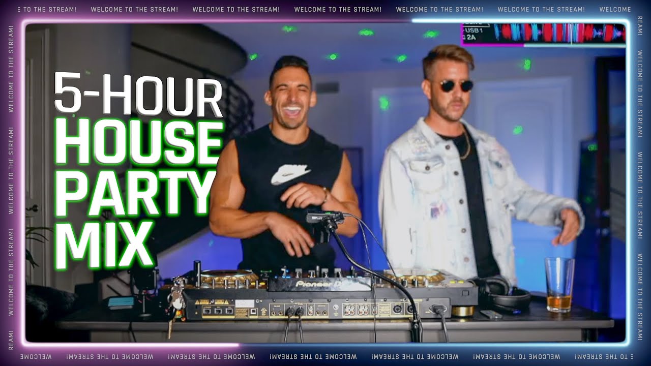 TOP DEEP TECH HOUSE MIX 2021 🏠 LA House Party | 3 DJs | 400+ Tracks