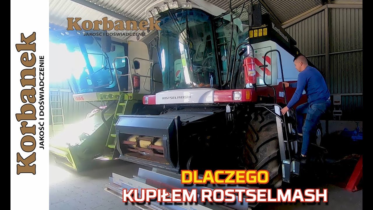 Dlaczego rolnik kupił kombajn zbożowy Rostselmash Acros 595+ od Korbanek  - Opinia