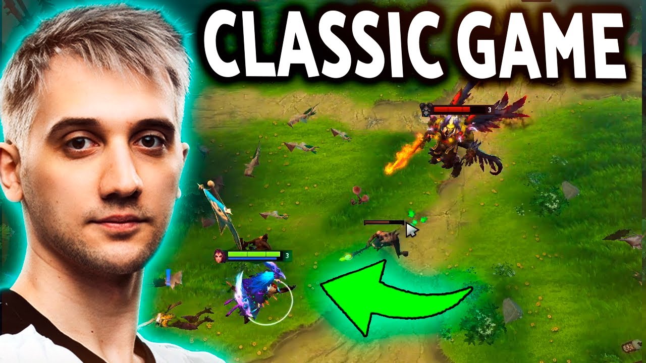 Arteezy plays the classic Anti Mage Game