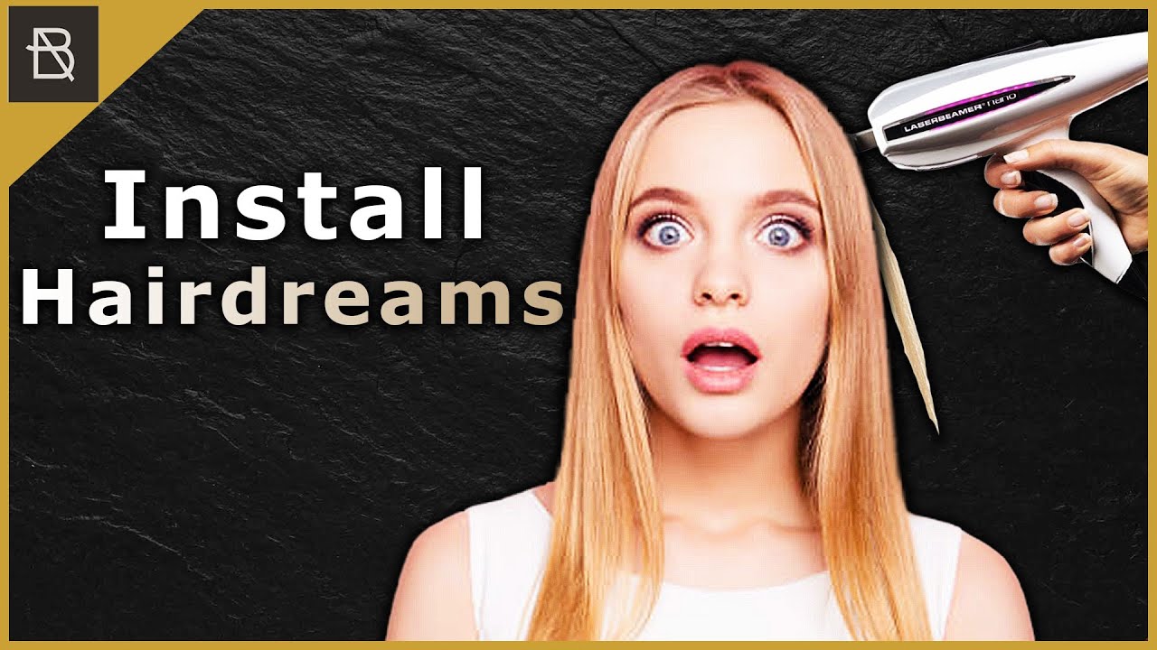 Hairdreams Laser Beam Nano Installation & Introduction with B. Avery