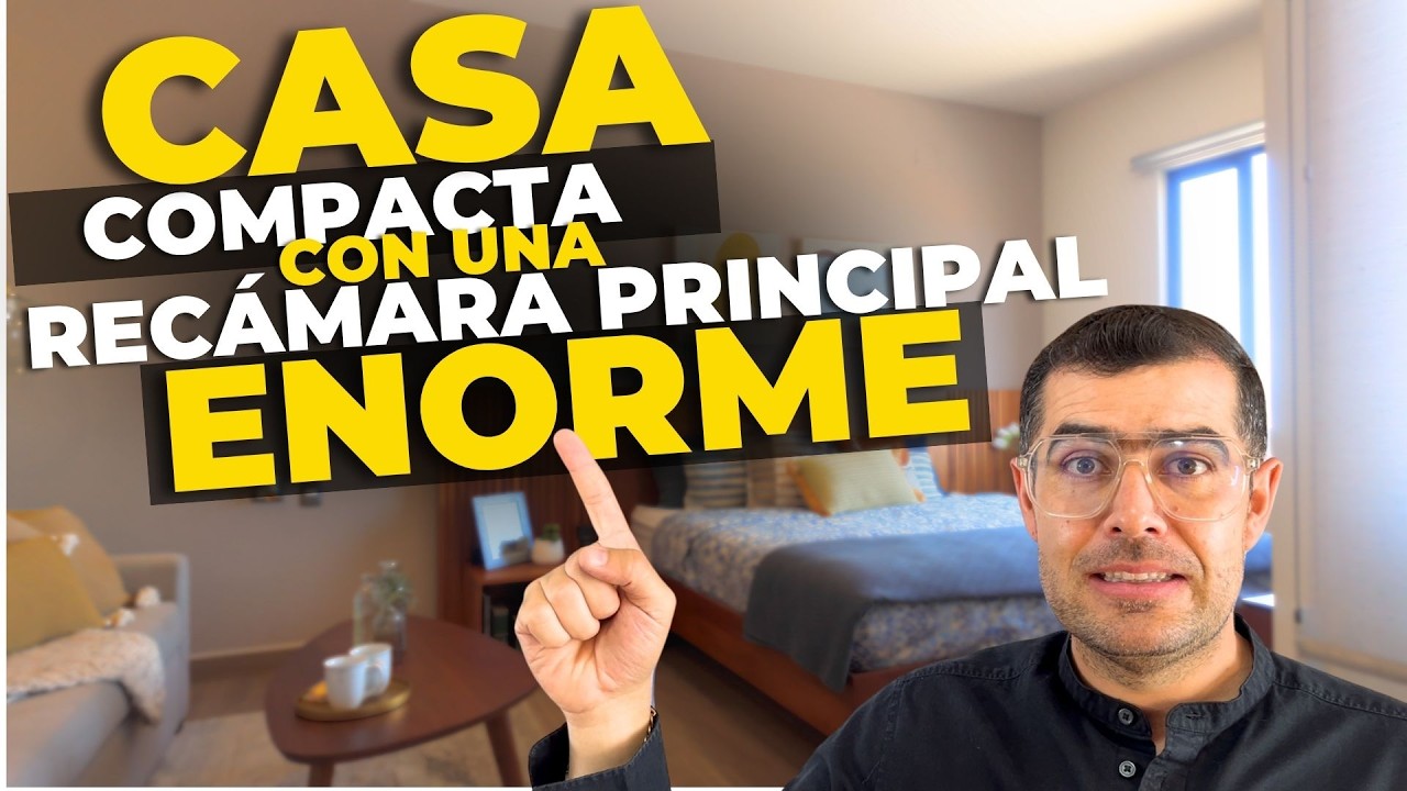 CASA COMPACTA Con Habitación principal ENORME 🏠