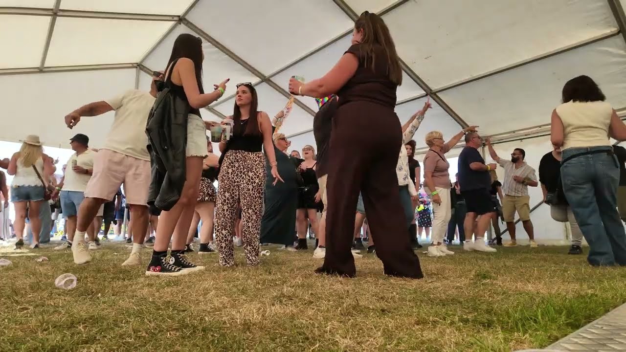 At Proper Fest music festival At Clacton Essex We were at the oscars stage most Part 4