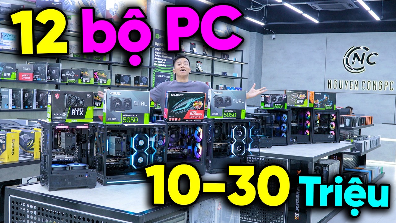 Tư vấn 12 cấu h&igrave;nh PC GI&Aacute; RẺ từ 10-30 TRIỆU - Tư vấn mệt nghỉ