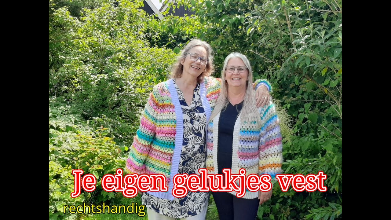 Haken - tutorial #605: Je eigen gelukjes vest
