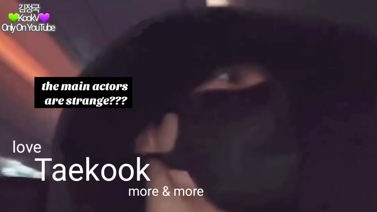 Taekook | The actors act strange, that's why i love Taekook more and more