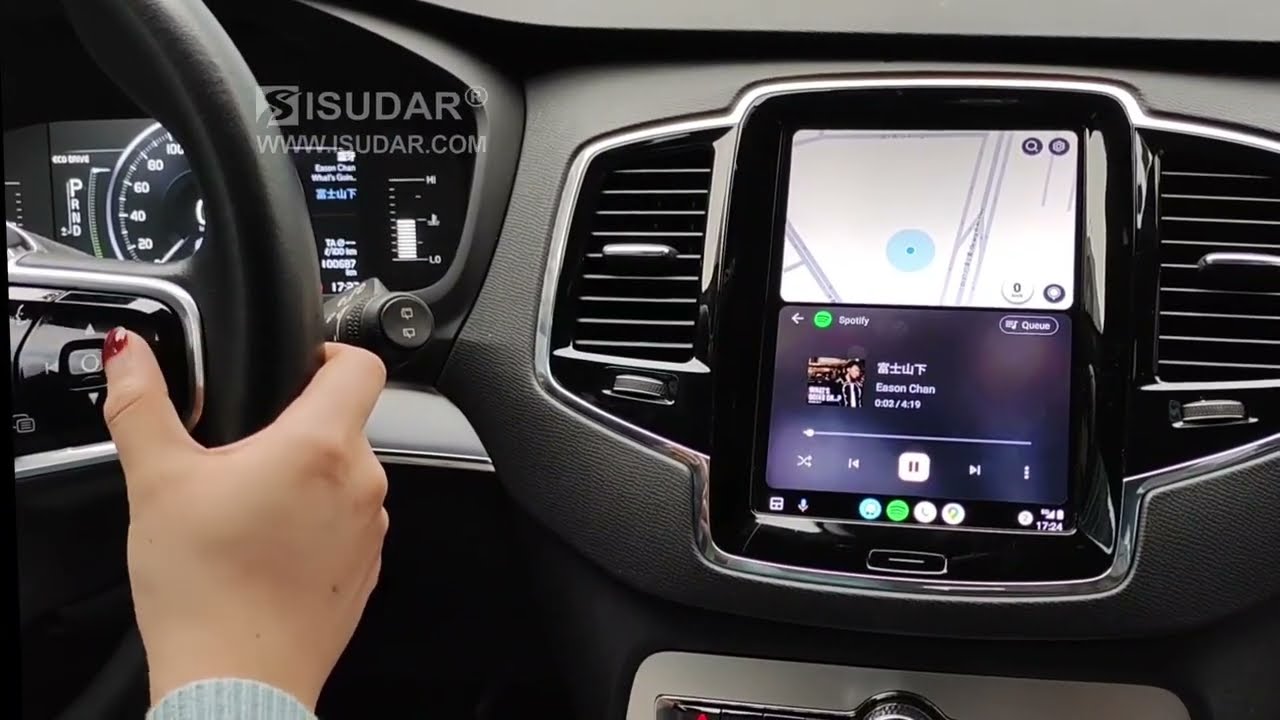 V2: How to Add and Remove Apps on Android Auto | ISUDAR V2 Video for Volvo full-screen Carplay/AA