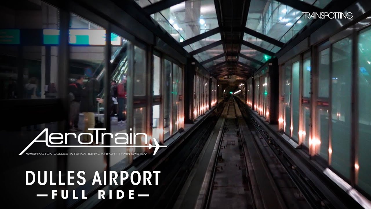 The AeroTrain at Washington Dulles International Airport (IAD)