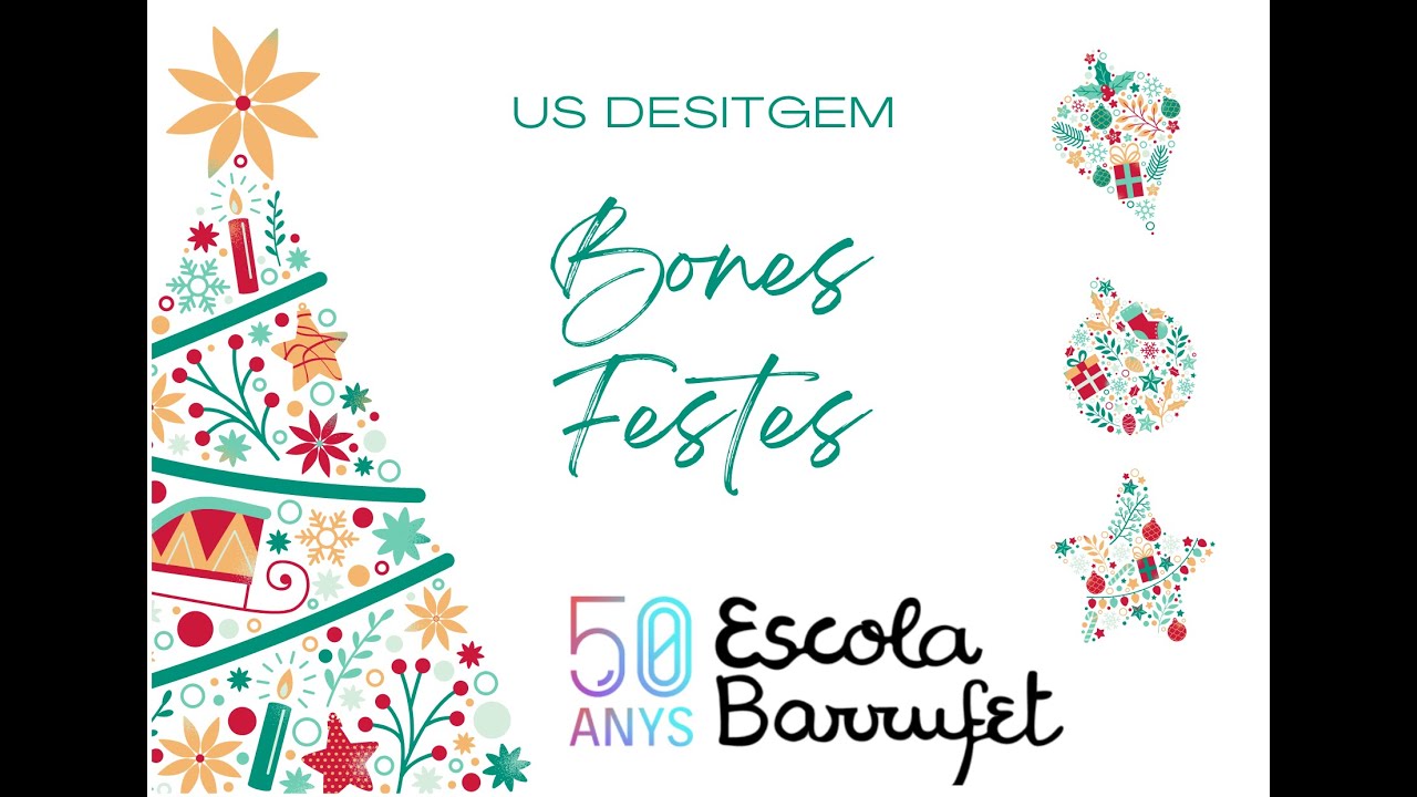 50 Abraçades pels 50 hiverns a l'Escola Barrufet