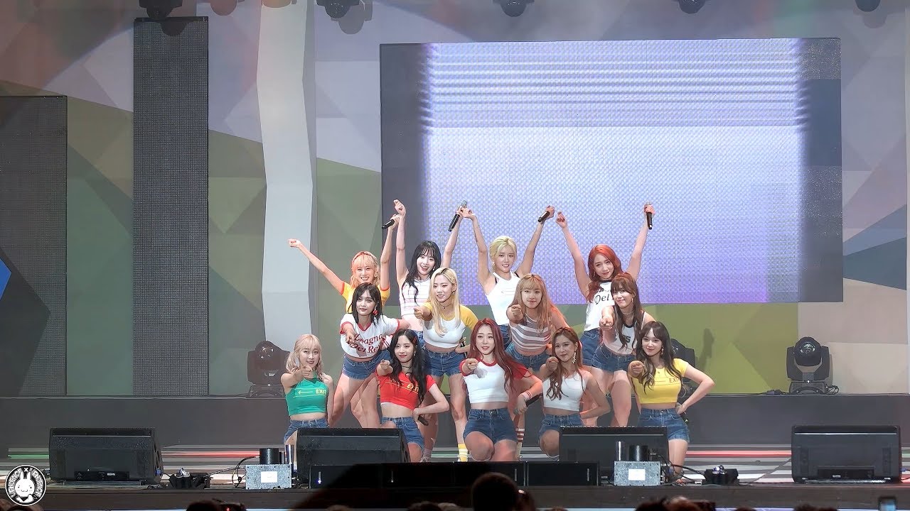 4K 170729 우주소녀 직캠 'HAPPY(해피)' WJSN Fancam @2017 봉화은어축제 내성천 By 벤뎅이