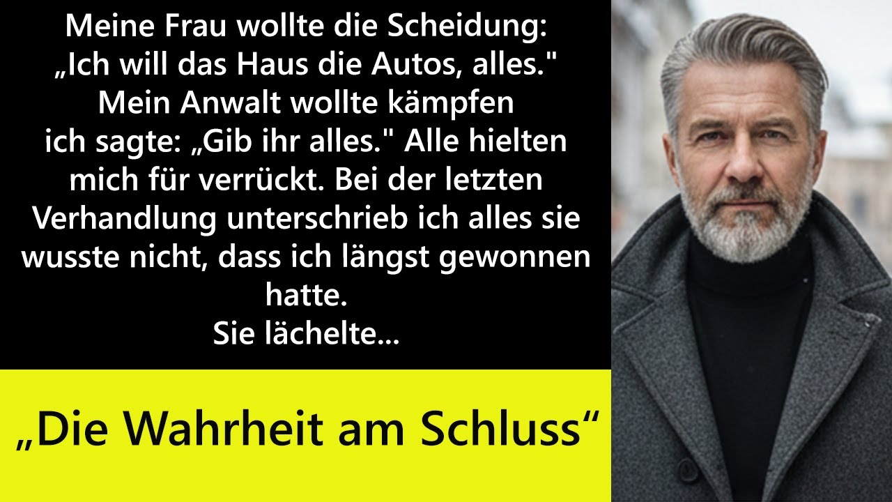 Ich gab ruhig nach doch im Gerichtssaal wartete die eigentliche Wahrheit…