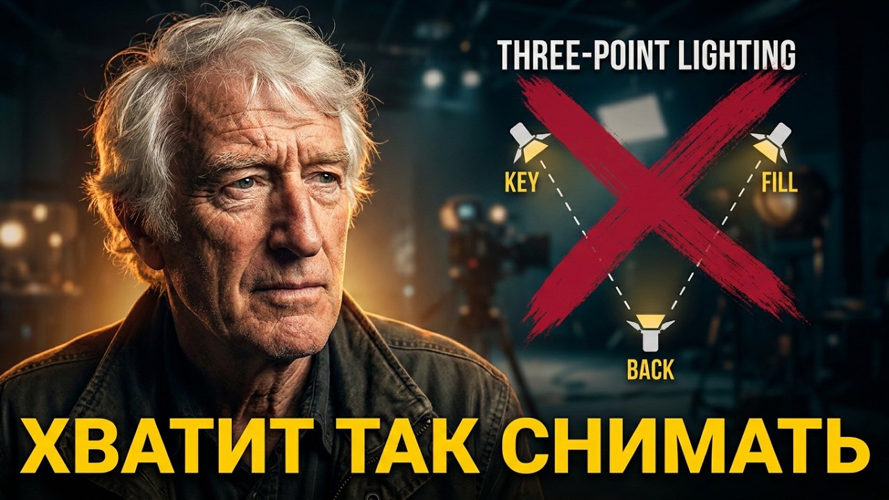 ХВАТИТ ТАК СНИМАТЬ!!! Разоблачение трёхточечной схемы света.