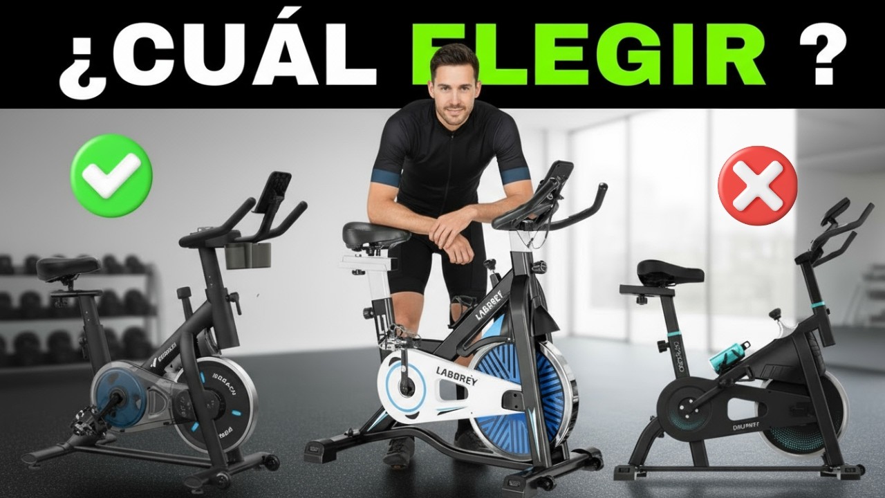 ✅ 7 Mejores Bicicletas Estáticas Spinning para Casa [2026]🚴‍♀️Calidad-Precio | Baratas/Profesionales