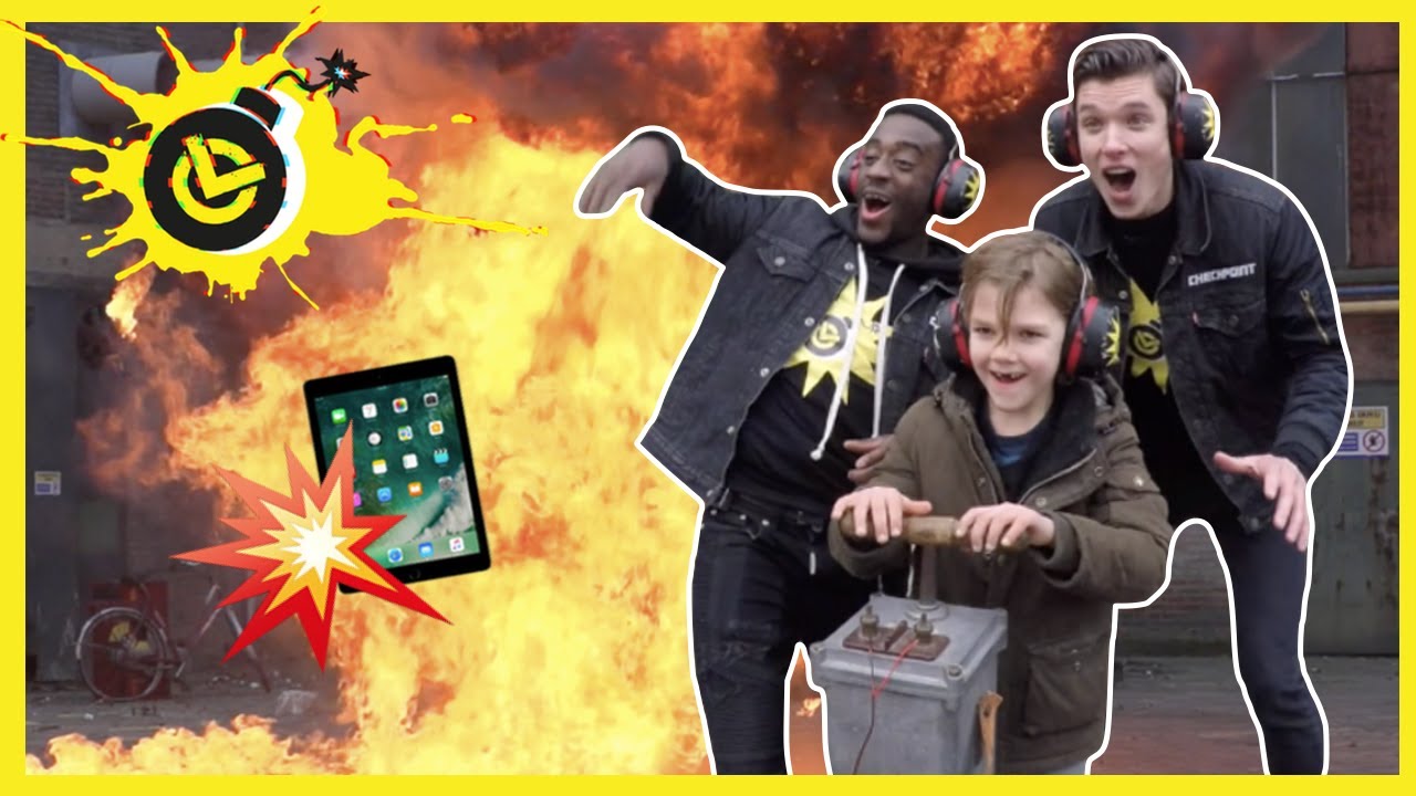 RACHELS ZOONTJE BLAAST ZIJN IPAD OP!! - CHECKPOINT OPBLAASSERVICE