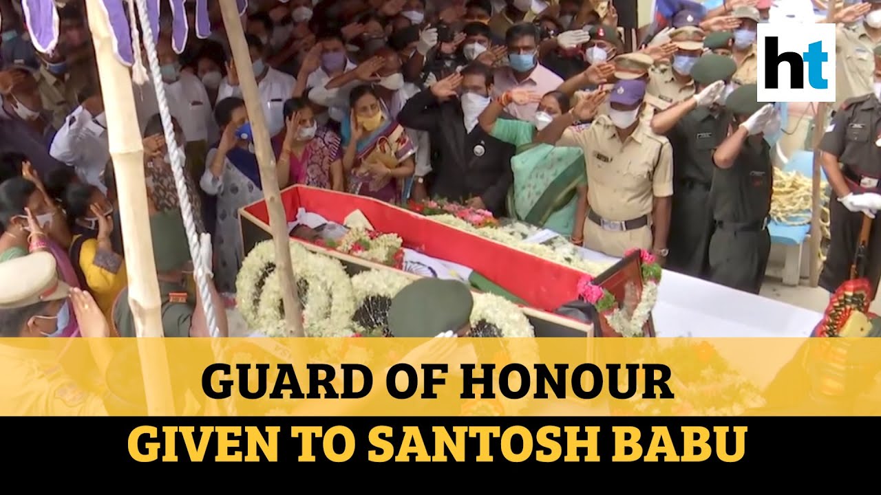 India China clash: Locals pay last respect to Colonel Santosh Babu in Telangana