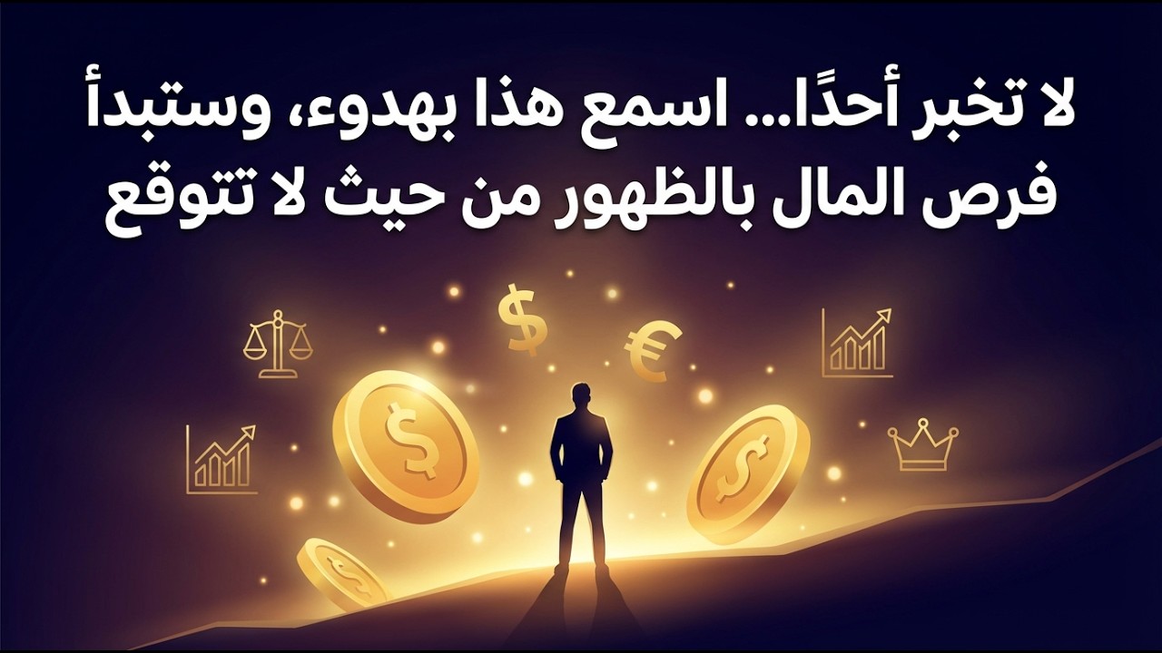 لا تخبر أحدًا… اسمع هذا بهدوء، وستبدأ فرص المال بالظهور من حيث لا تتوقع