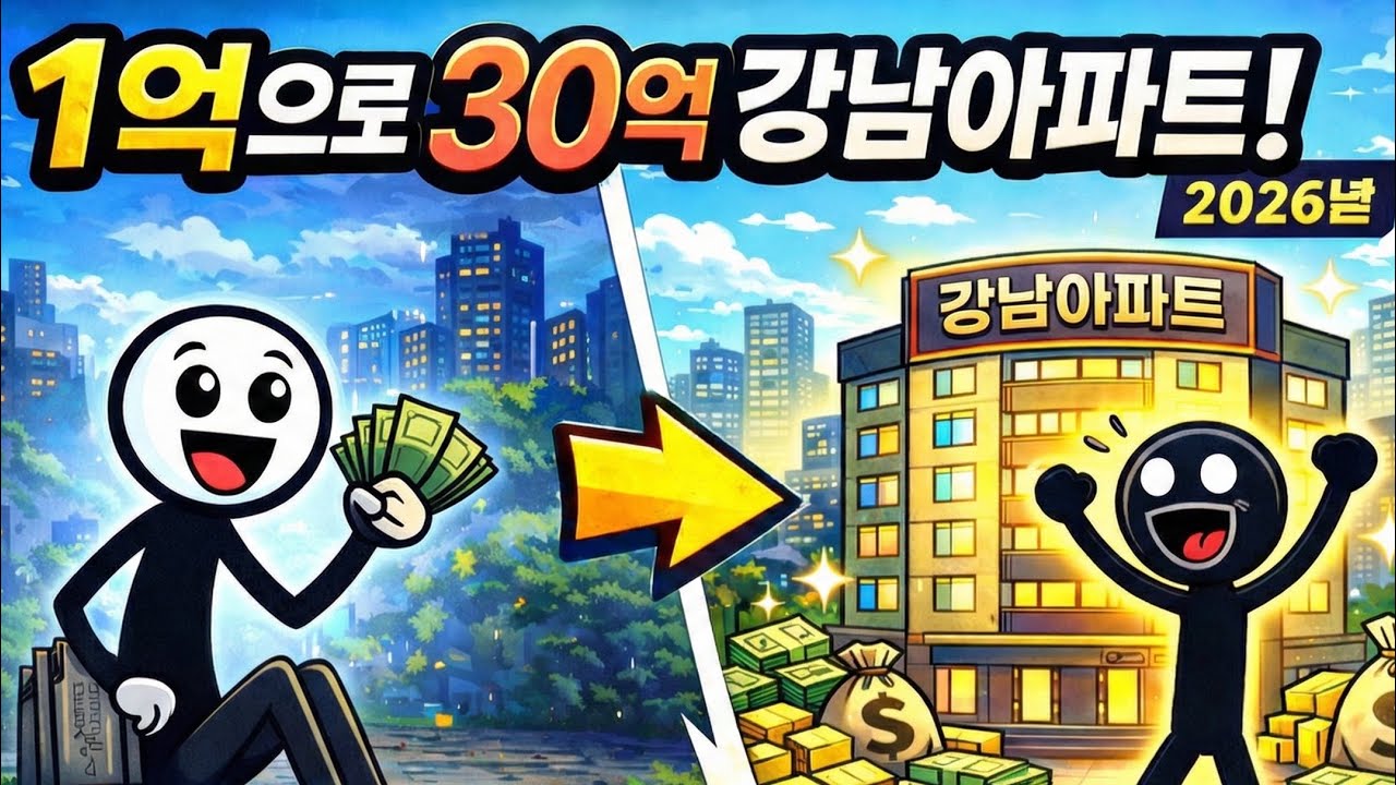 내 집 마련의 끝판왕, 1억으로 강남 등기 치고 인생 역전하는 법