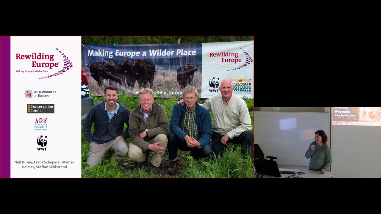 Rewilding college 13+14 Schepers, Opportunities for rewilding in Europe, Bakker, Rewilding synthesis
