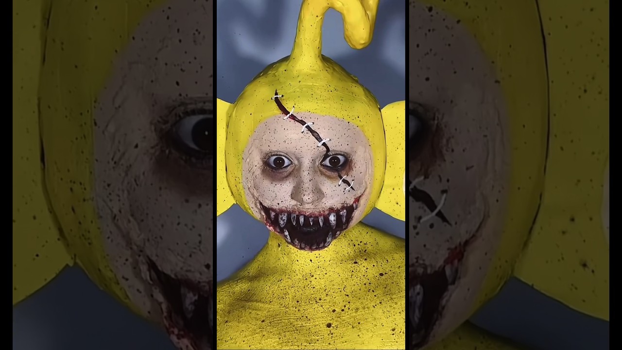 ‼️TELETUBBIES‼️FALSH WARNING ‼️ #teletubbies #телепузики #makeupartist #makeup #makeuptransformation