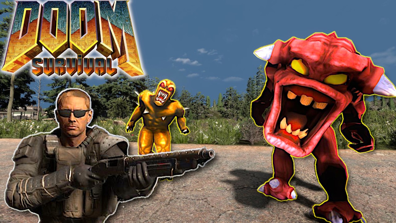 The DOOM Mod for 7 Days to Die is Insane!!