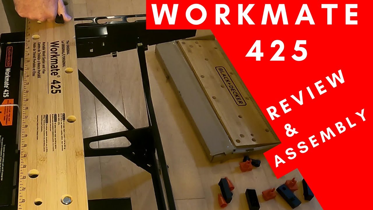 Honest Review of Workmate 425 & Assembly of Black & Decker's Workmate 425 Folding Workbench