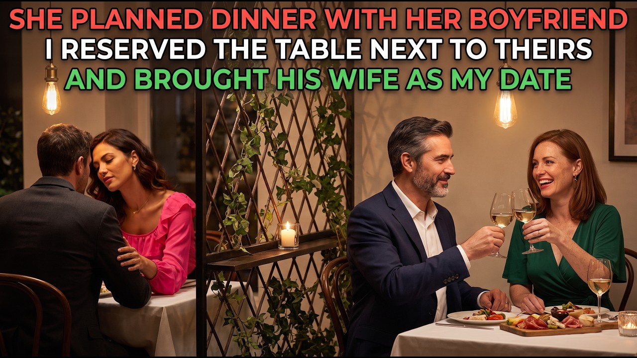 My Wife Planned Dinner With Her Boyfriend — So I Reserved The Table Next To Theirs | Narrated Story