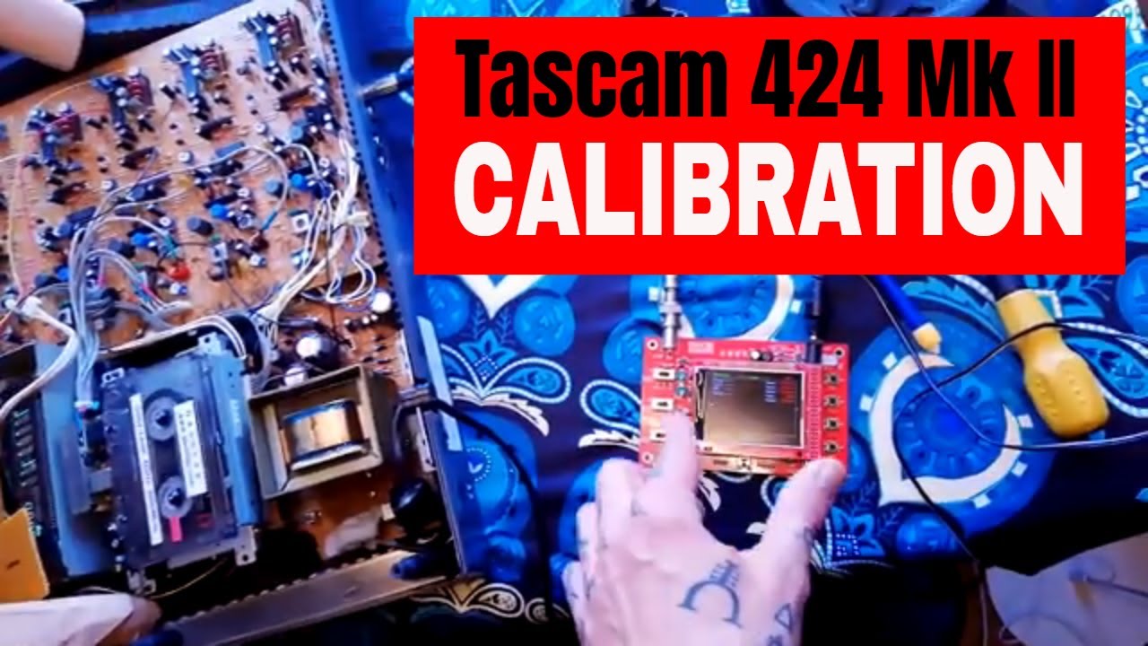4-track calibration | Tascam 424 Mk II |  Record & playback levels| Pitch