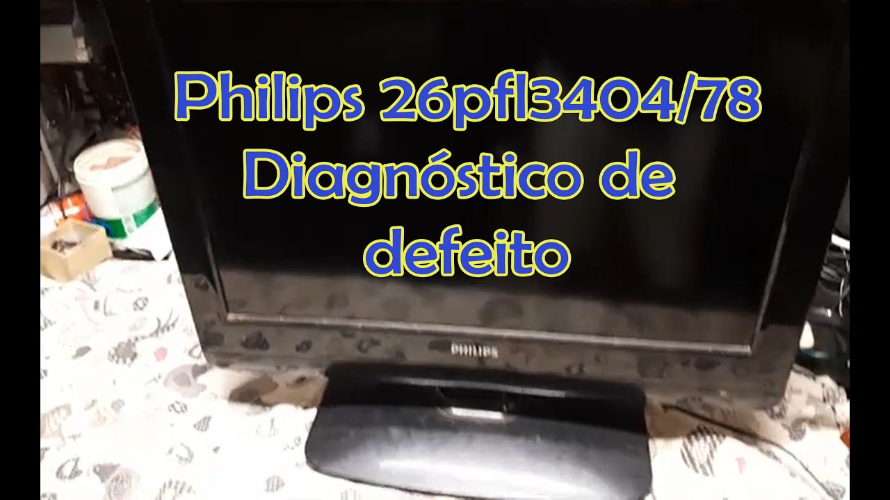 TV Philips 26pfl3404/78 Piscando o backup light