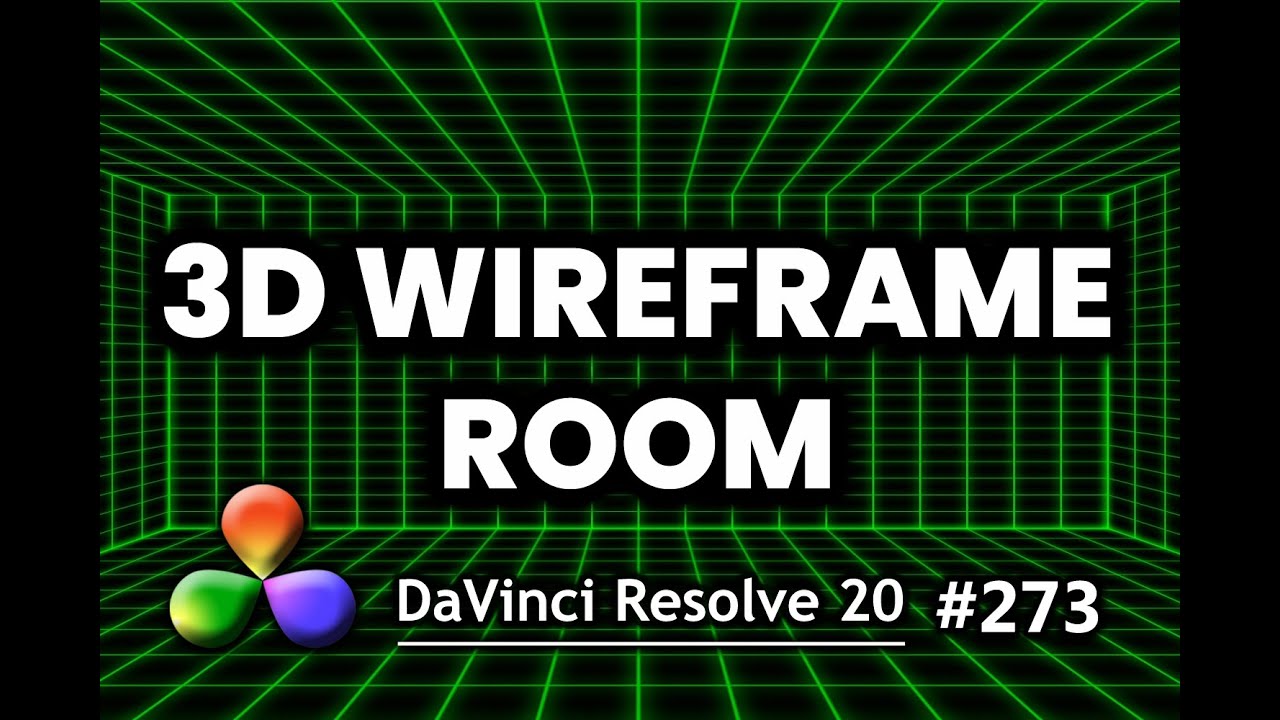 Учебное пособие по DaVinci Resolve: Как создать вращающуюся 3D-модель комнаты.