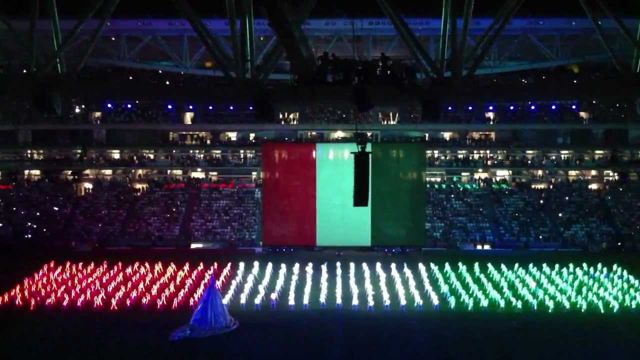 Coreografie (Heysel, trofei, stelle e bandiera) - Cerimonia Juventus Stadium