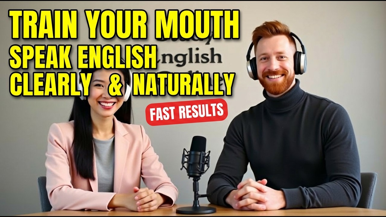 Train Your Mouth to Speak English Clearly & Naturally (6-Step Method) | Study English Online