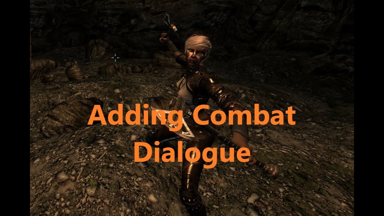 Skyrim Creation Kit Tutorial - Dialogue - Adding Combat Dialogue