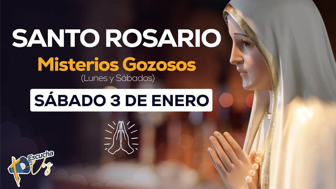 🌹Santo Rosario de hoy sábado 3 de enero de 2026 | Misterios gozosos📿#santorosario
